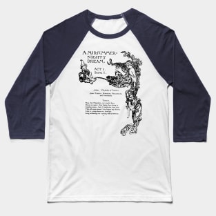 Shakespeare bookish literature poet Baseball T-Shirt